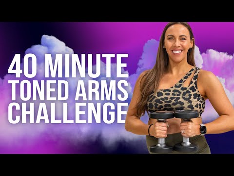 At-Home Toned Arms Challenge Workout!
