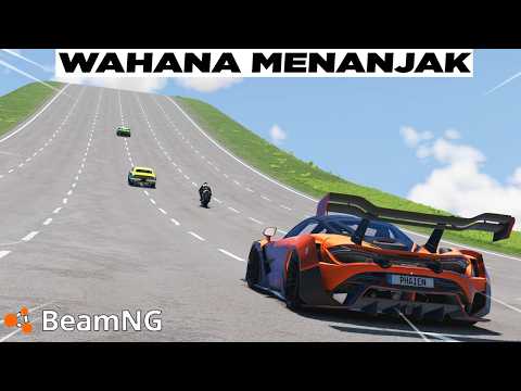 Mobil Spek Drag & Mobil Mahal Kita Adu Di Wahana Ini 😎😎 BeamNG Drive Indonesia