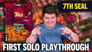 7th Seal | Solo Board Game Playthrough | Will I Survive The Waves Overlords and Underlings?