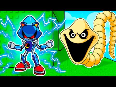 Becoming METAL SONIC to Defeat The SCARIEST SLAP TOWERS In Roblox!