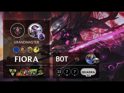 Fiora Bot vs Ezreal - EUW Grandmaster Patch 10.20