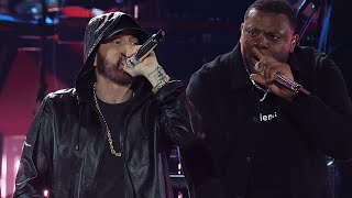 Eminem - Rap God (Live at Rock &amp; Roll Hall of Fame 2022 Induction) 4K, Pro Multicam