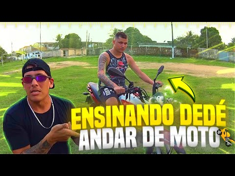 ENSINANDO MEU AMIGO A ANDAR DE MOTO - Part: Dedeof