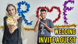 One day until the wedding! 🎉 Guests invited, wedding excitement