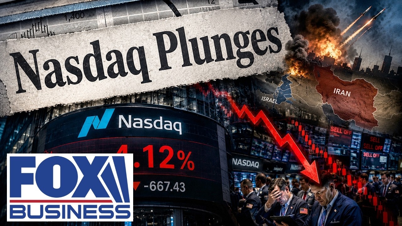 MARKET JOLT: Nasdaq PLUNGES as sell-off collides with the Iran war