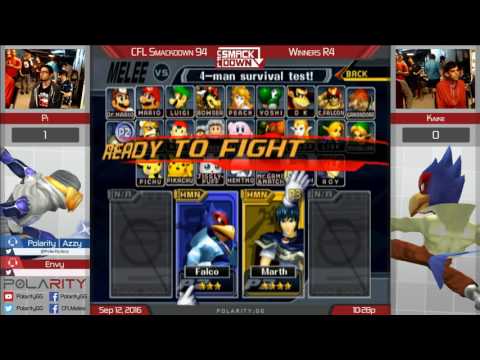 CFL Smackdown 94 Melee - Pi (Sheik, Marth) vs Kaike (Falco) - Winners R4
