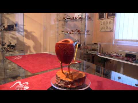 Pipa in radica half bent freehand - www.paronellipipe.it