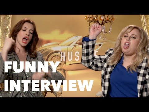THE HUSTLE Funny Interview: Anne Hathaway and Rebel Wilson