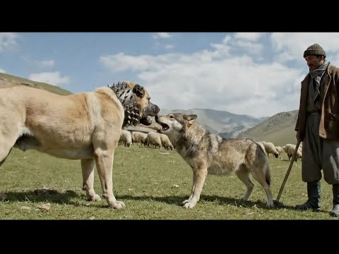 "Turkish Kangal vs Wolf | Strongest Sheep Guardian Dog in the World"