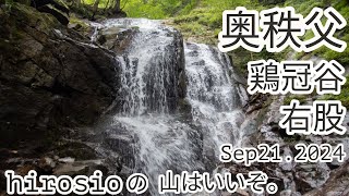 【沢登り】奥秩父/鶏冠谷右俣