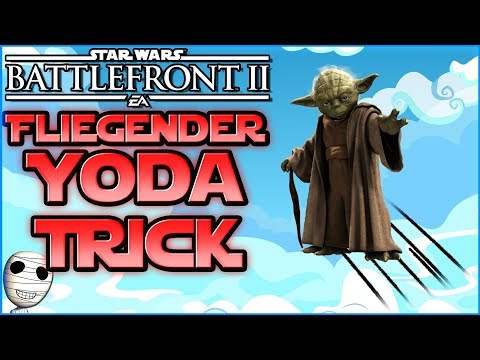 Der fliegende Yoda Trick! 😆 - Star Wars Battlefront 2