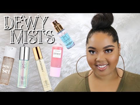 Battle of the NEW Dewy Setting Mists | GLOW RECIPE, FARSALI, ABH, + MORE