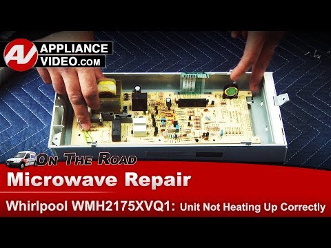 Whirlpool Microwave Repair - Will Not Heat - Electronic Control Diagnostic & Repair
