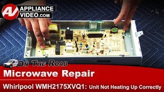 Whirlpool Microwave Repair - Will Not Heat - Electronic Control Diagnostic & Repair
