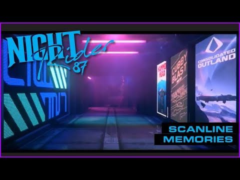 Night Rider 87 - Scanline Memories (Synthwave)