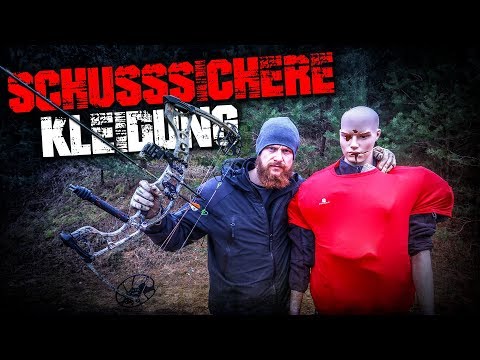 ÜBERLEBT man einen SCHUSS mit 100 Schichten Kleidung? Compoundbogen vs. Armbrust | Fritz Meinecke