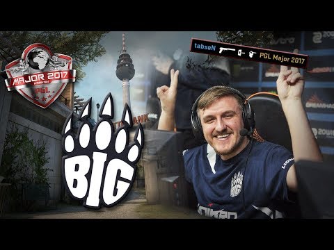 BIG CSGO PGL Major 2017 Best Moments | Insane Clutches, Amazing Kills, taBseN god-like play