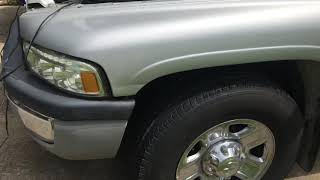 How to drain the fuel tank on a second gen Dodge Ram Cummins