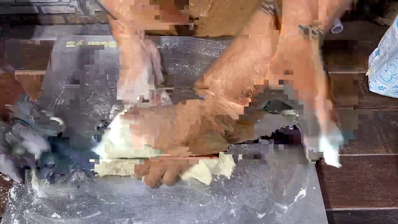 Testando a farinha Dona Benta em pizza de longa fermentação.