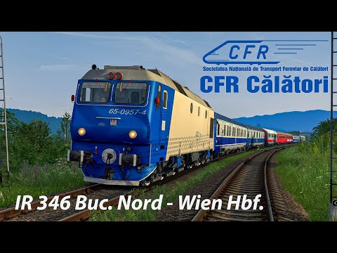 IR 346-1 Bucuresti Nord - Wien Hauptbahnhof sectiunea Sibiu - Vintu de Jos | Train Simulator Classic