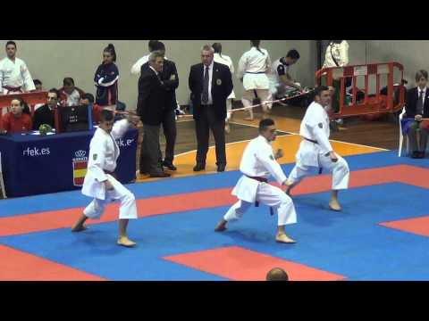Campeonato de España Senior 2.013 - SEMFINALl Kata EQUIPOS Masculino - Andalucía Vs Valencia
