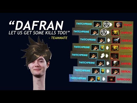 Dafran Most Insane Tracer Game! (MUST WATCH) - Overwatch
