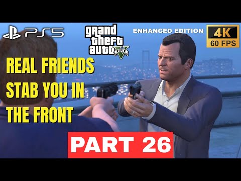 GTA V PS5 Full Gameplay Walkthrough Enhanced Edition | Next Gen 4K Graphics Story Mode Part 26