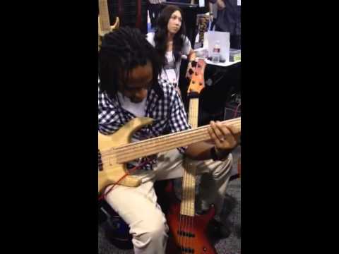 Justin Raines and Bubby Lewis NAMM 2014 MTD booth