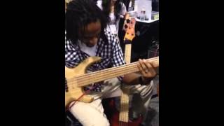 Justin Raines and Bubby Lewis NAMM 2014 MTD booth