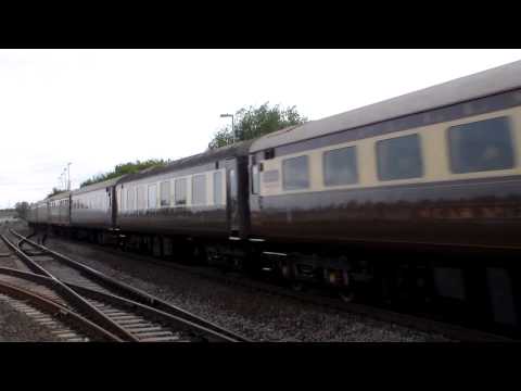 57601 and 47760 at Bridgwater with the 'Cornish Rivera Statesman' on 29th June 2013