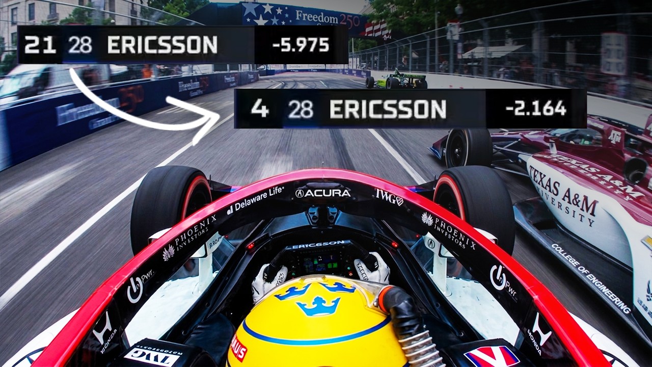 Click to watch the video “Marcus Ericsson’s Onboard Camera Caught the MOST INSANE Passes at Freedom 250”
