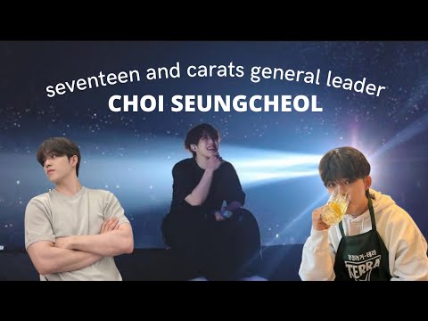 seungcheol as seventeen and carats best leader