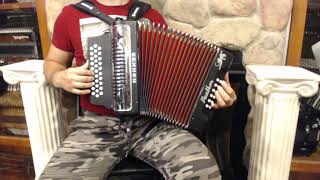 Video thumbnail for 4897 - Black Hohner Panther Diatonic Button Accordion GCF Sol MM 31 12 $499 by Liberty Bellows