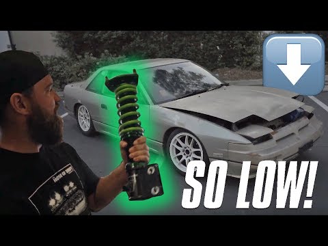 How to Install Coilovers on an S13 240sx Coupe and SLAM IT!