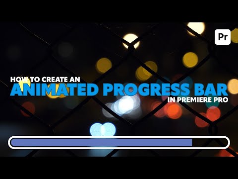 How to Make an Animated Progress Bar in Premiere Pro (Easy Tutorial)