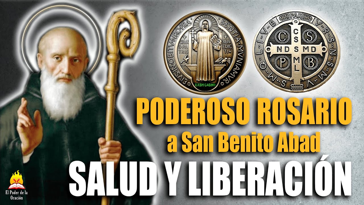 🔴 PODEROSO ROSARIO a San Benito Abad SALUD Y LIBERACIÓN de todos los ENFERMOS