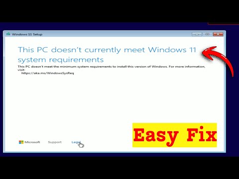 Fix: 'this pc doesn't currently meet windows 11 system requirements' ✅ (Easy Method)