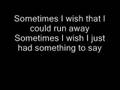 Blink 182 - Sometimes Cheshire Cat version lyrics