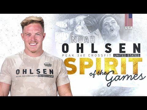 Noah Ohlsen Wins Spirit of the Games Award