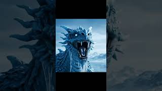 Ice Dragon Awakens from Frozen Lake ❄️🔥