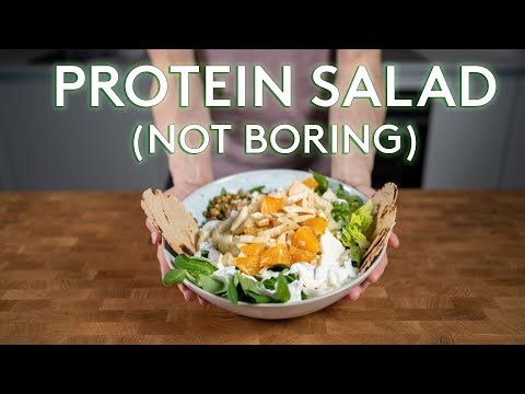 How to make a High Protein Salad without just adding Chicken