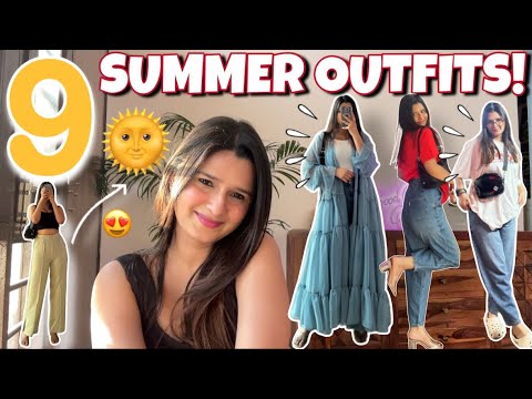 9 Outfits I’m Loving This Summer💕High Waist Jeans,Oversized T-Shirts,Trendy Shrug | Rupal Yadav