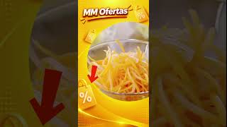Ralador de Queijo Fatiador Legumes Cortador Vegetais Manual 3em1