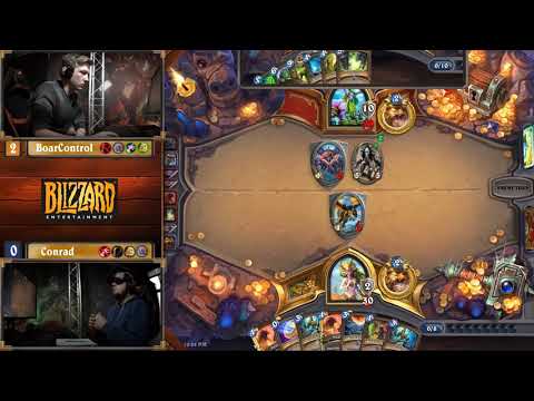 HCT Philadelphia: BoarControl vs Conrad - Hearthstone Tour Stop 2018 | Day 2 Swiss Stage Round 6