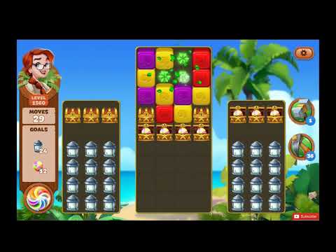 Lost Island Blast Adventure Level 1560 NO BOOSTERS - A S GAMING ✔