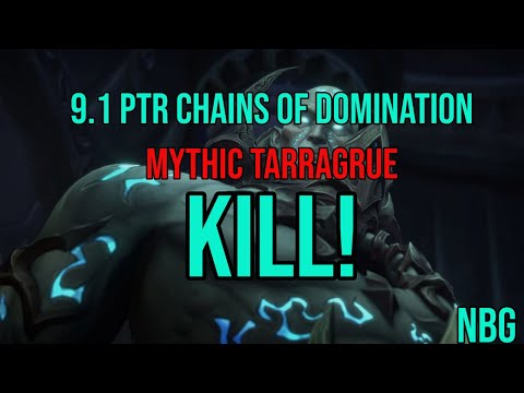 World Of Warcraft 9.1 PTR Chains of Domination - MYTHIC - The Tarragrue KILL! MM Hunter PoV!