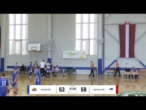 BBBL boys U14 East Ball 2005     VS   Kalev/Star 2005