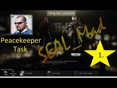 Fishing Gear  Peacekeeper Task 1 - Escape from Tarkov