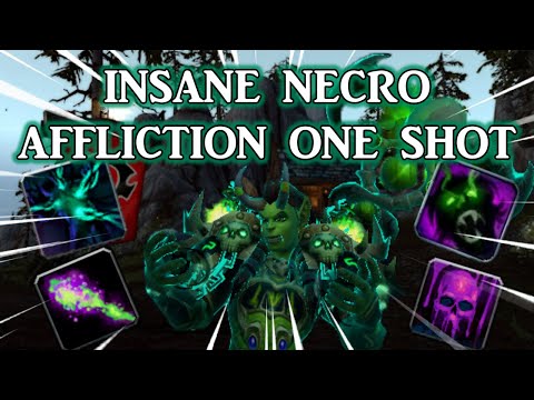 60k-80k Shadowbolt One Shots! Necrolord Affliction Warlock build guide | PVP | RBG | 9.2.7