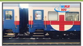 Hifly ICU Train Ambulance from Jabalpur to Delhi